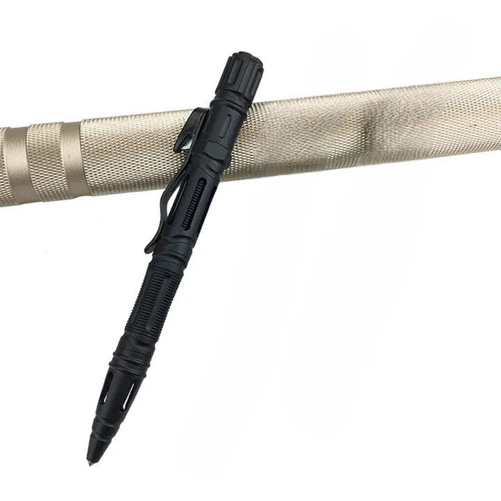 Multi-function tactical pen with LED light and glass breaker