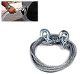 Stainless steel cable tow rope with hook