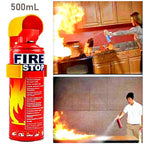 Fire extinguisher spray, alternate view