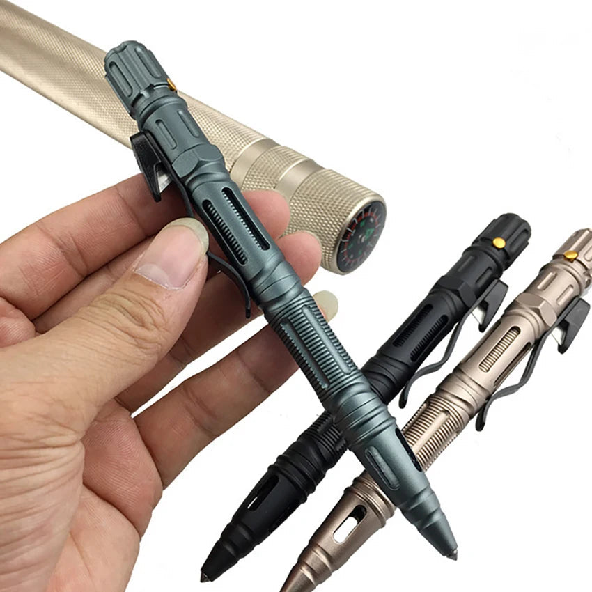 Tactical pen with accessory kit