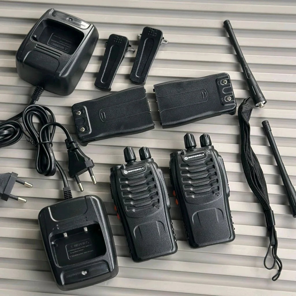 Long-Range VHF/UHF Two-Way Radio Set - dual pack