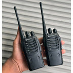Long-Range VHF/UHF Two-Way Radio Set - charging dock